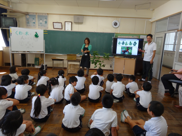 小学校での体験授業