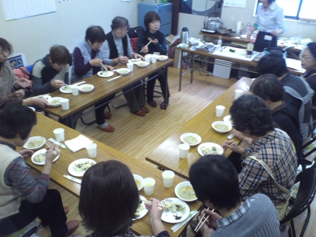 桑の葉料理の試食会